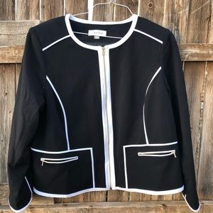 Calvin Klein blazer black and white